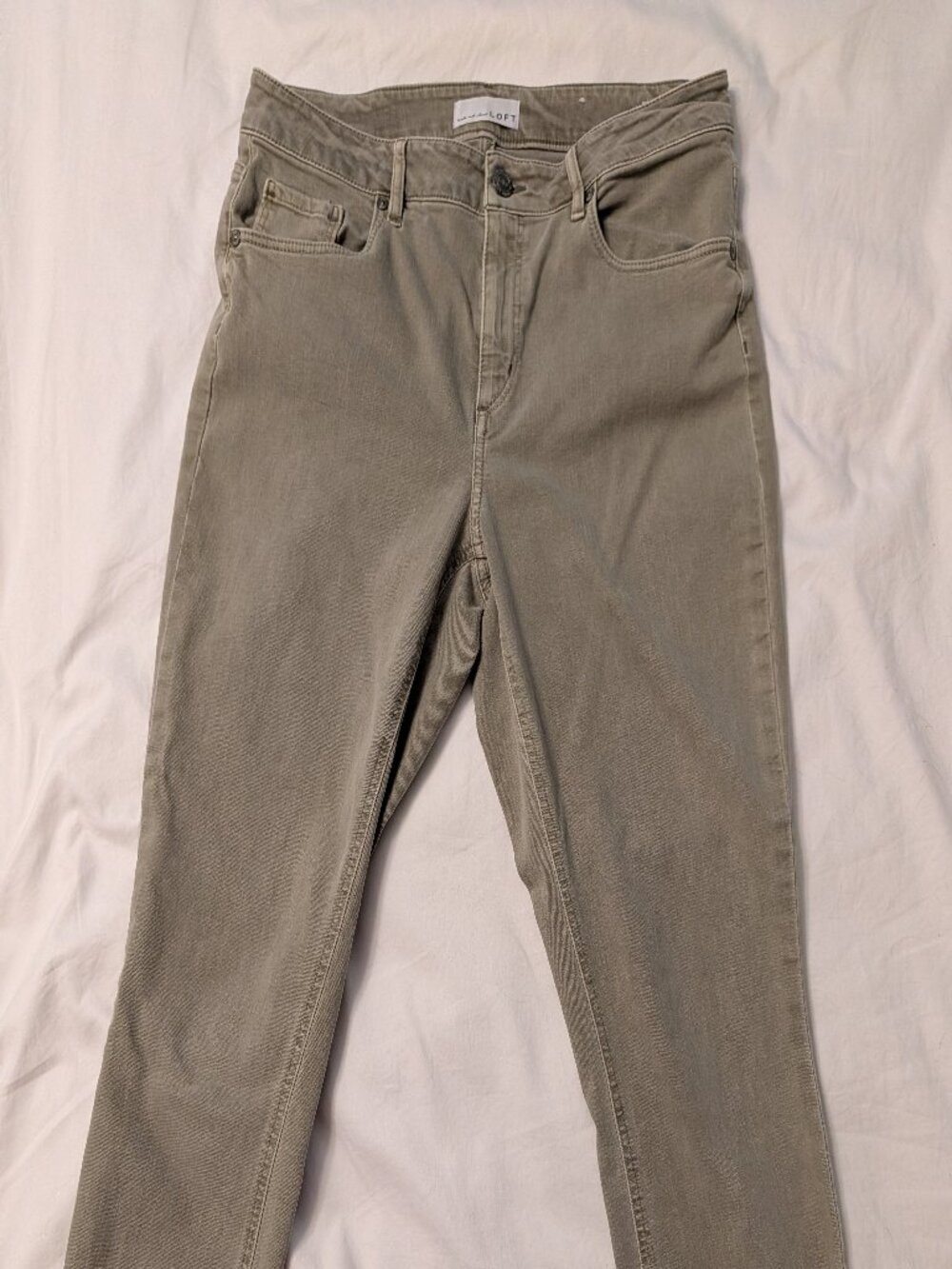 Loft pale green jeans